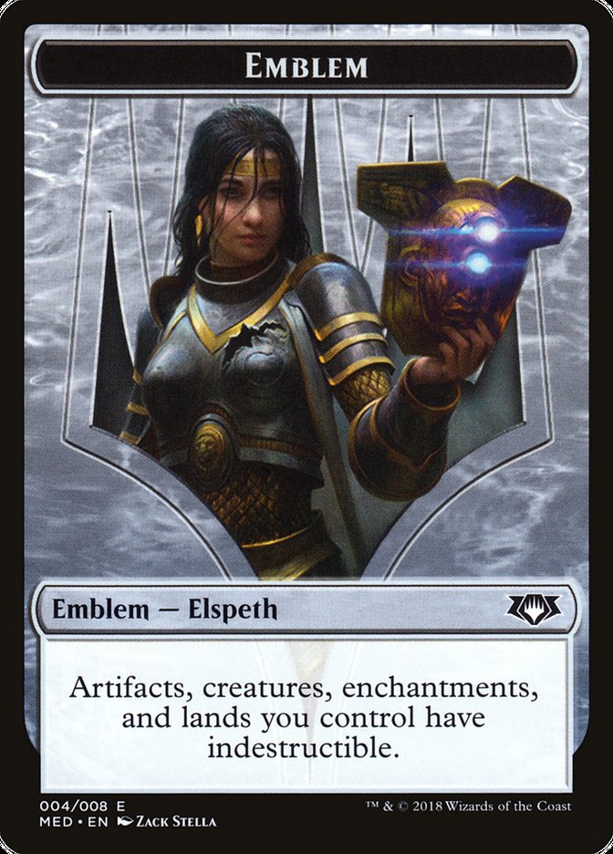 Elspeth, Knight-Errant Emblem [Mythic Edition Tokens] | Pandora's Boox