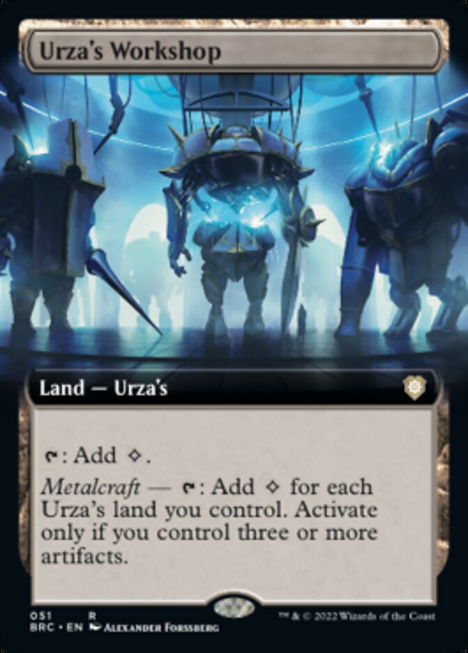 Urza's Workshop (Extended Art) [The Brothers' War Commander] | Pandora's Boox