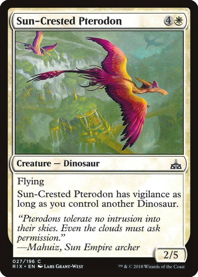 Sun-Crested Pterodon [Rivals of Ixalan] | Pandora's Boox