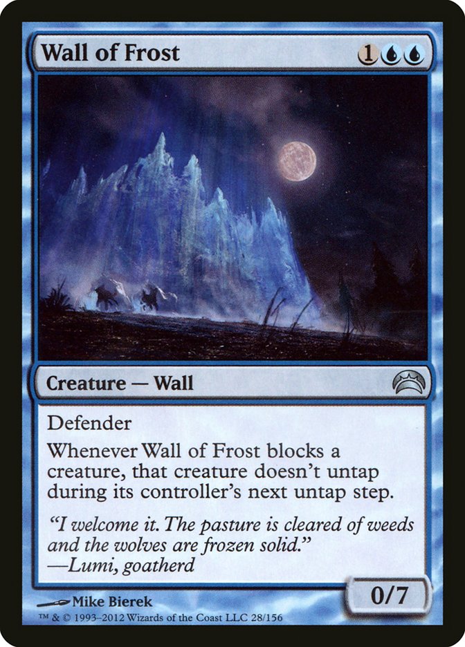 Wall of Frost [Planechase 2012] | Pandora's Boox