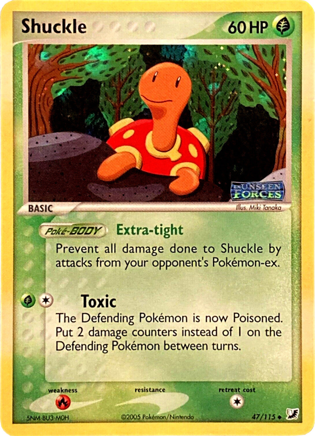 Shuckle (47/115) (Stamped) [EX: Unseen Forces] | Pandora's Boox