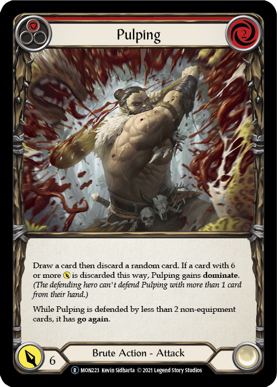 Pulping (Red) [U-MON223] Unlimited Edition Normal