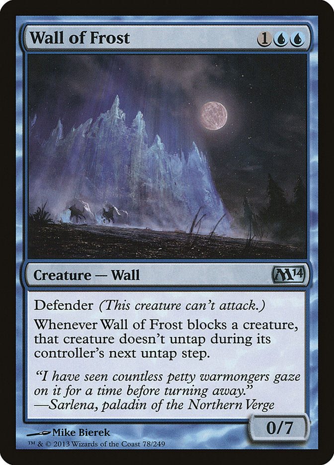 Wall of Frost [Magic 2014] | Pandora's Boox