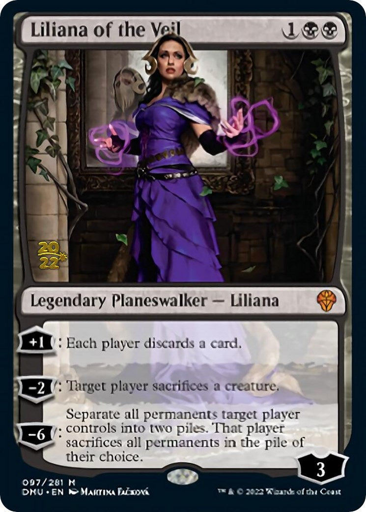 Liliana of the Veil [Dominaria United Prerelease Promos] | Pandora's Boox