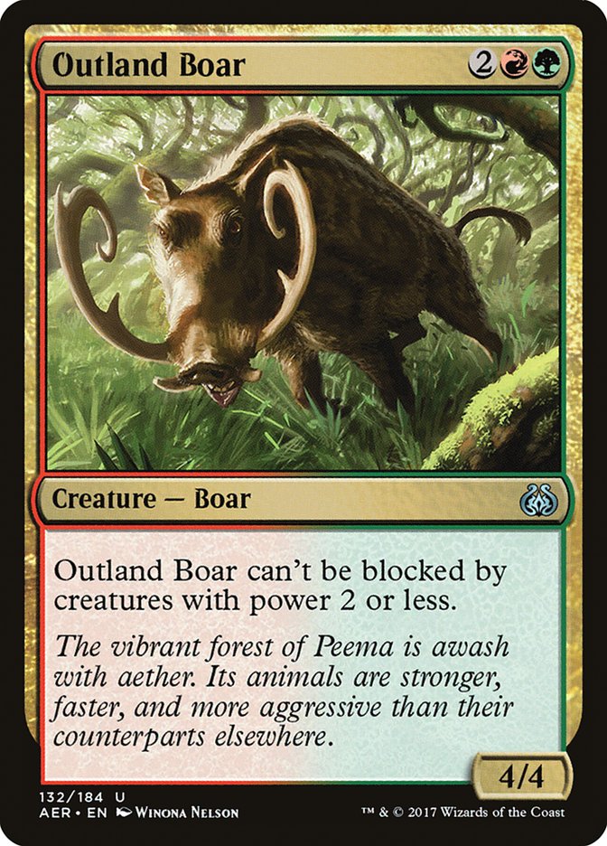 Outland Boar [Aether Revolt] | Pandora's Boox