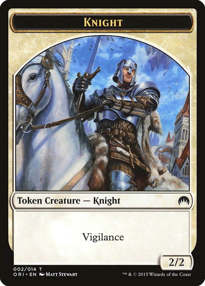 Knight Token [Magic Origins Tokens] | Pandora's Boox