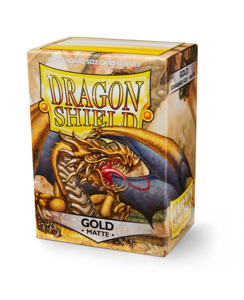 Dragon Shield Matte (100 pk) Gold  | Pandora's Boox