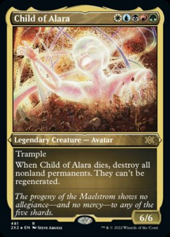 Child of Alara (Foil Etched) [Double Masters 2022] | Pandora's Boox