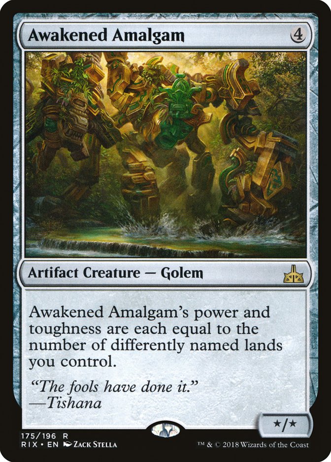 Awakened Amalgam [Rivals of Ixalan] | Pandora's Boox