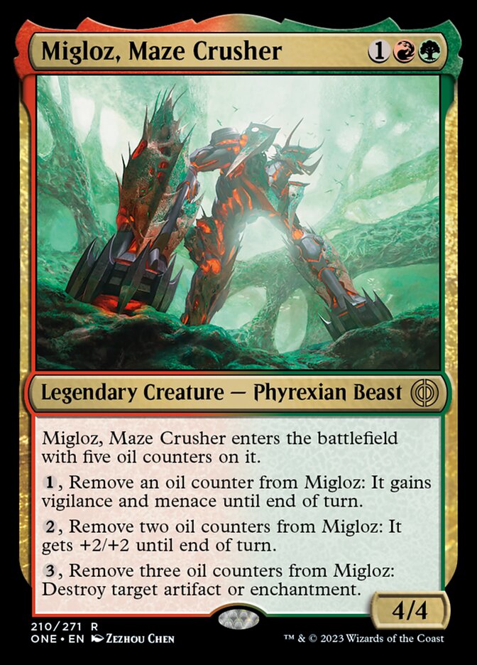Migloz, Maze Crusher [Phyrexia: All Will Be One] | Pandora's Boox