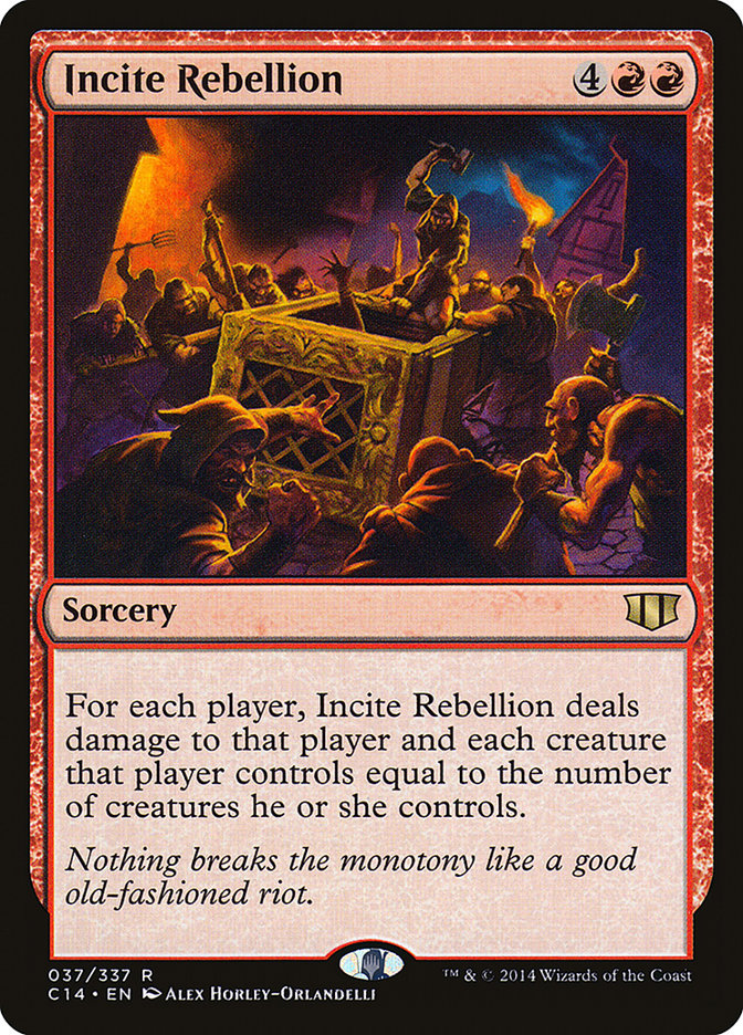 Incite Rebellion [Commander 2014] | Pandora's Boox
