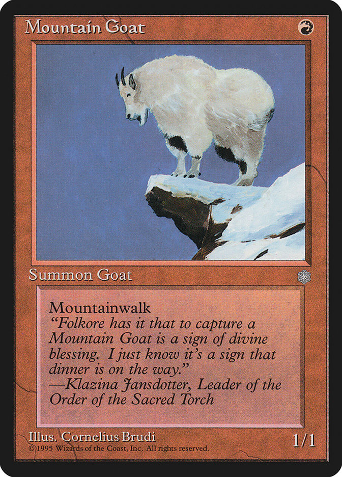 Mountain Goat [Ice Age] | Pandora's Boox