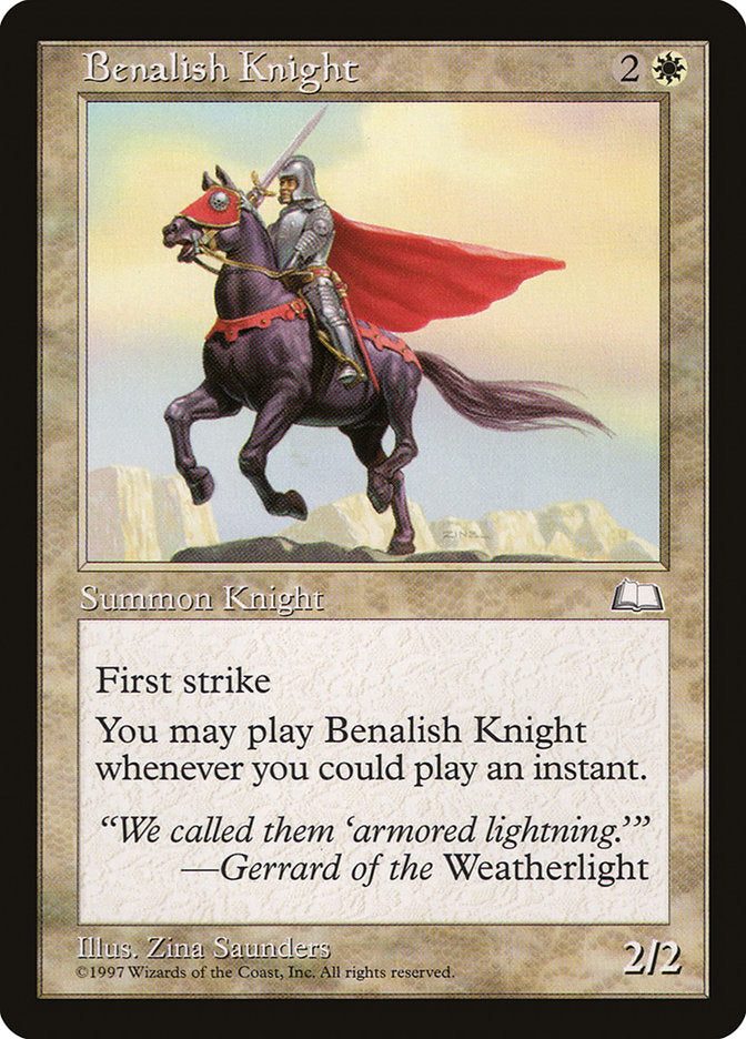Benalish Knight [Weatherlight] | Pandora's Boox