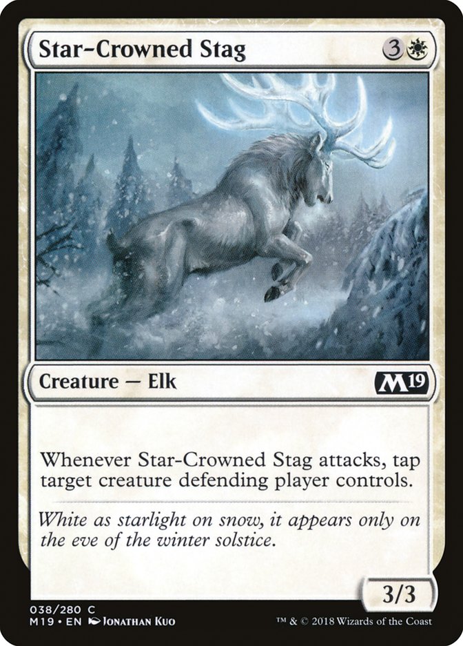 Star-Crowned Stag [Core Set 2019] | Pandora's Boox