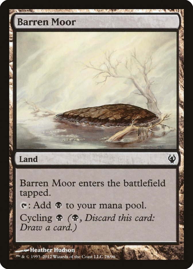 Barren Moor [Duel Decks: Izzet vs. Golgari] | Pandora's Boox