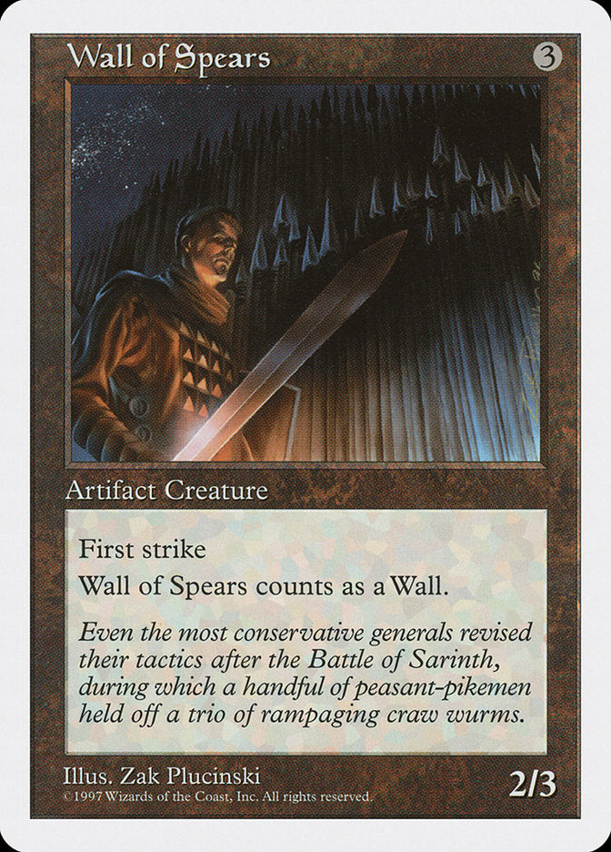 Wall of Spears [Fifth Edition] | Pandora's Boox