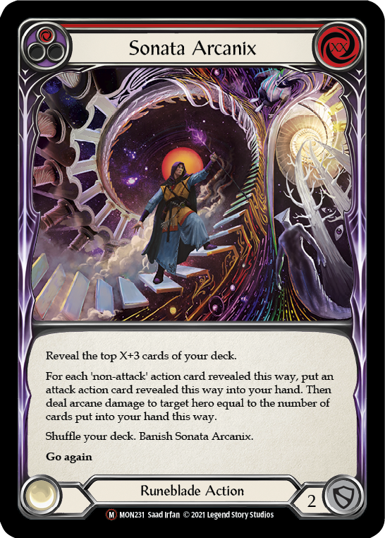 Sonata Arcanix (Rainbow Foil) [U-MON231-RF] Unlimited Edition Rainbow Foil
