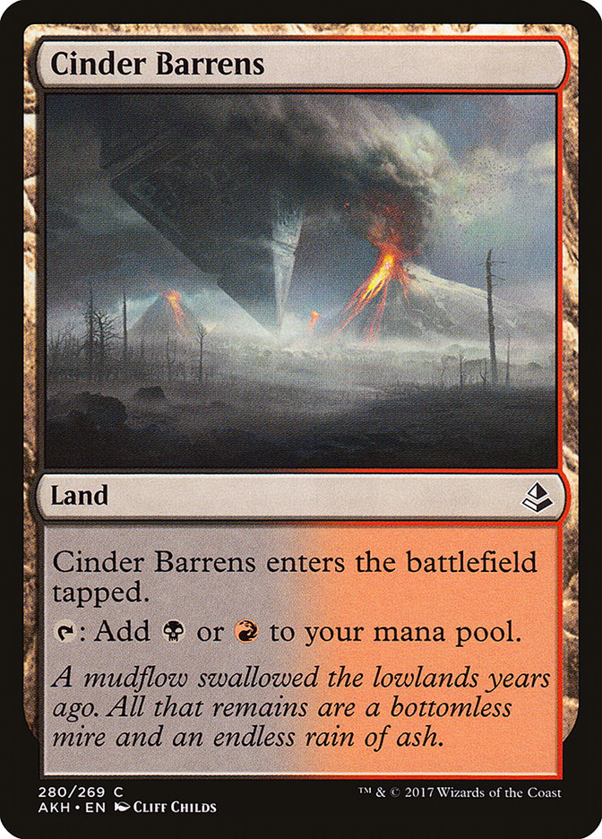 Cinder Barrens [Amonkhet] | Pandora's Boox