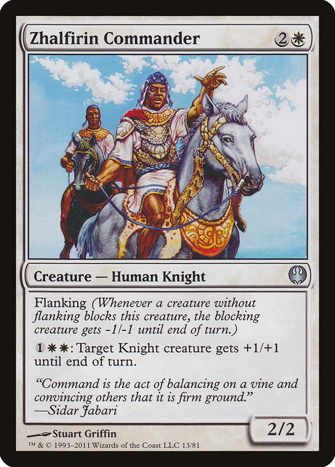 Zhalfirin Commander [Duel Decks: Knights vs. Dragons] | Pandora's Boox