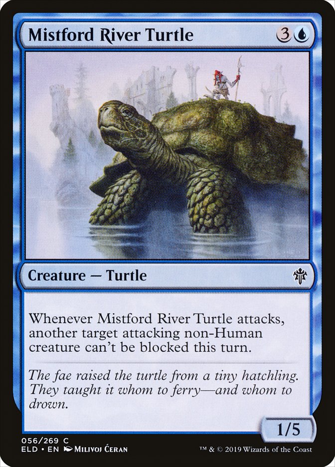 Mistford River Turtle [Throne of Eldraine] | Pandora's Boox