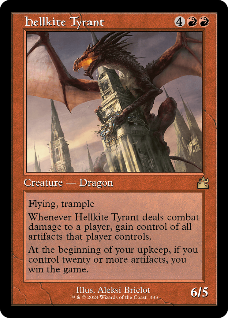 Hellkite Tyrant (Retro Frame) [Ravnica Remastered] | Pandora's Boox