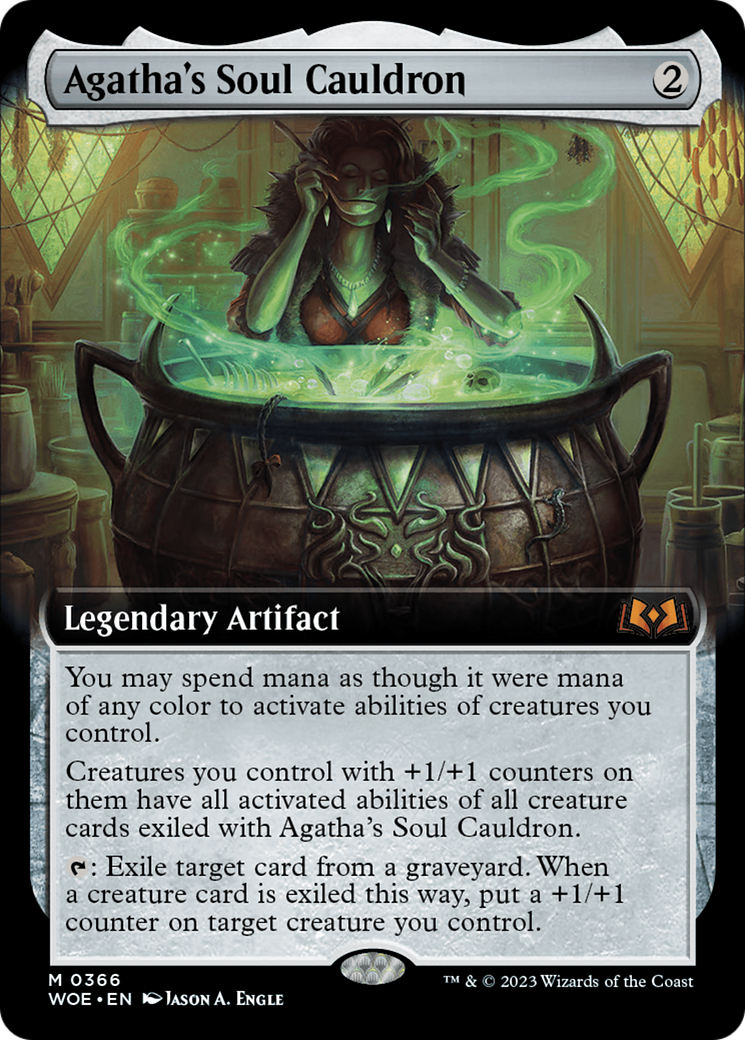 Agatha's Soul Cauldron (Extended Art) [Wilds of Eldraine] | Pandora's Boox