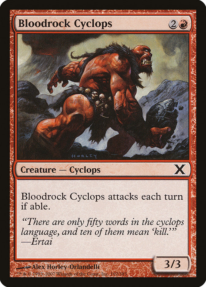 Bloodrock Cyclops [Tenth Edition] | Pandora's Boox