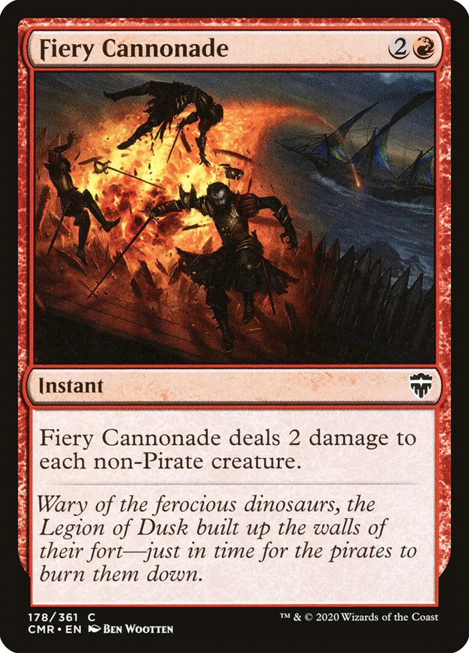 Fiery Cannonade [Commander Legends] | Pandora's Boox