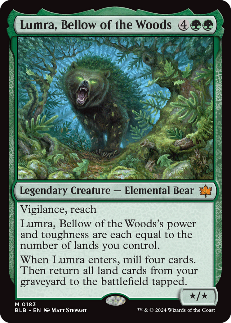 Lumra, Bellow of the Woods [Bloomburrow] | Pandora's Boox