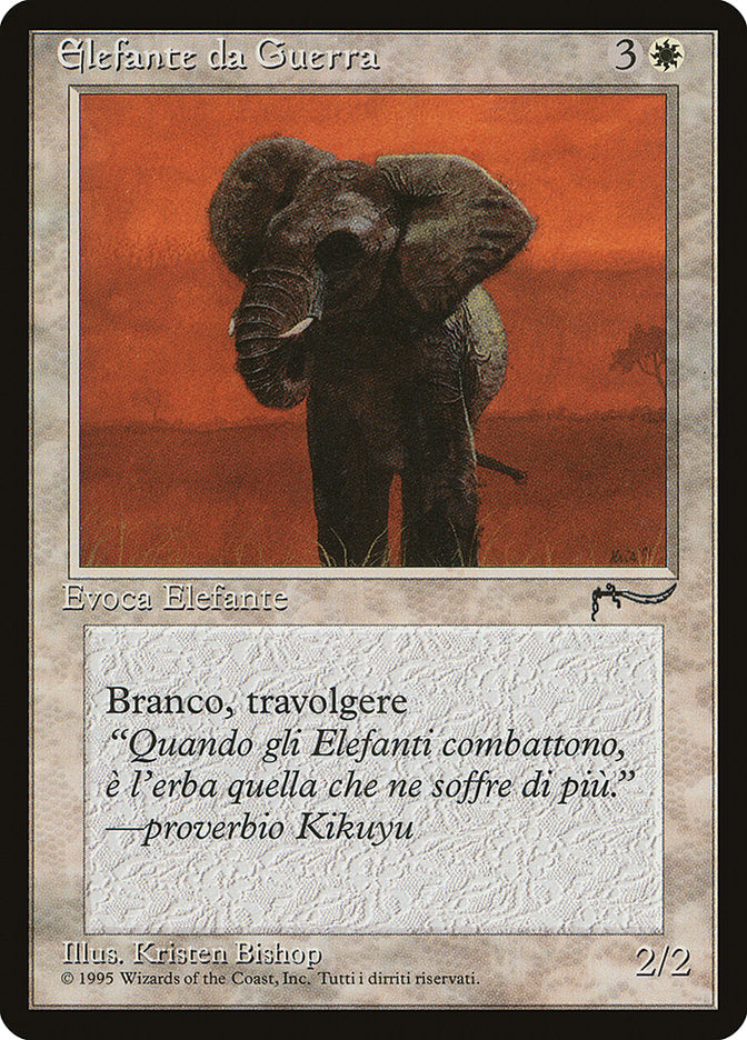 War Elephant (Italian) - "Elefante da Guerra" [Rinascimento] | Pandora's Boox