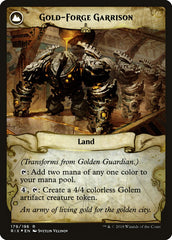 Golden Guardian // Gold-Forge Garrison [Rivals of Ixalan Prerelease Promos] | Pandora's Boox
