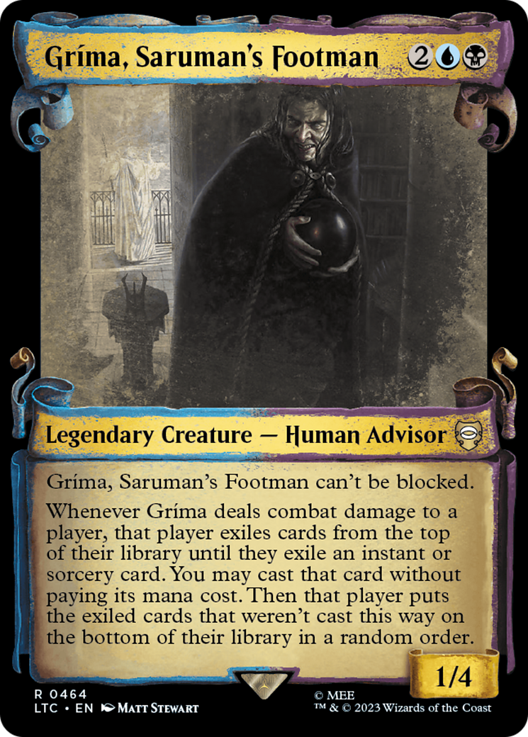 Grima, Saruman's Footman [The Lord of the Rings: Tales of Middle-Earth Commander Showcase Scrolls] | Pandora's Boox