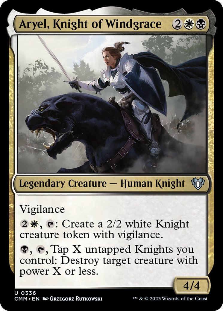 Aryel, Knight of Windgrace [Commander Masters] | Pandora's Boox