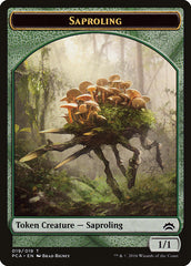 Saproling // Goblin Double-Sided Token [Planechase Anthology Tokens] | Pandora's Boox