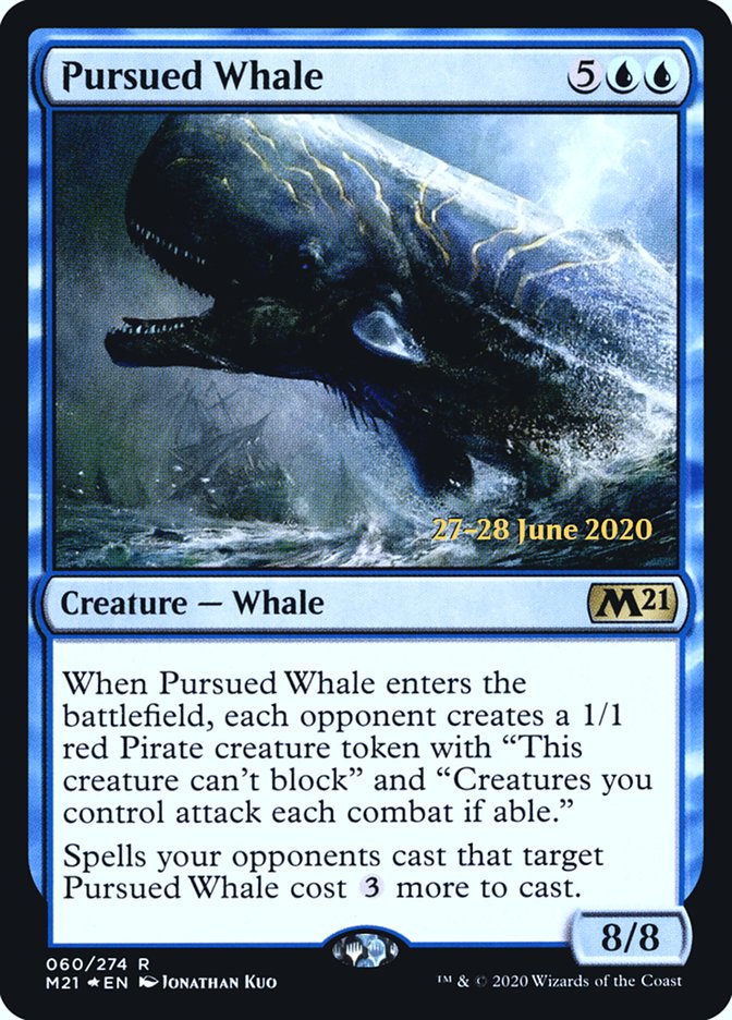 Pursued Whale [Core Set 2021 Prerelease Promos] | Pandora's Boox