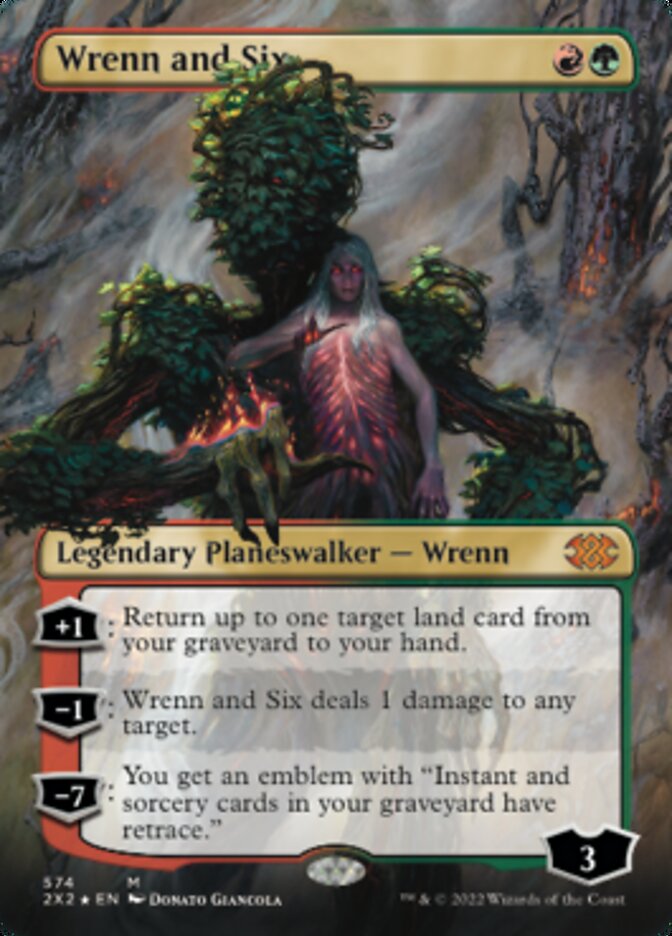Wrenn and Six (Textured Foil) [Double Masters 2022] | Pandora's Boox