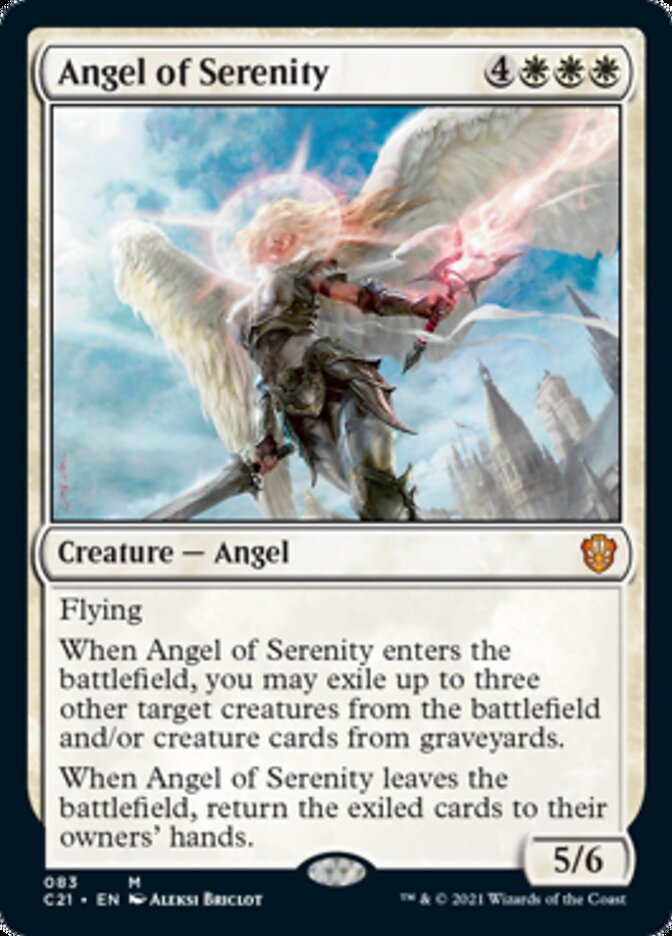 Angel of Serenity [Commander 2021] | Pandora's Boox