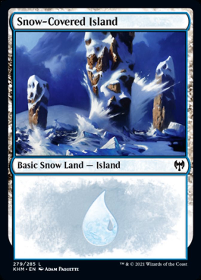 Snow-Covered Island (279) [Kaldheim] | Pandora's Boox