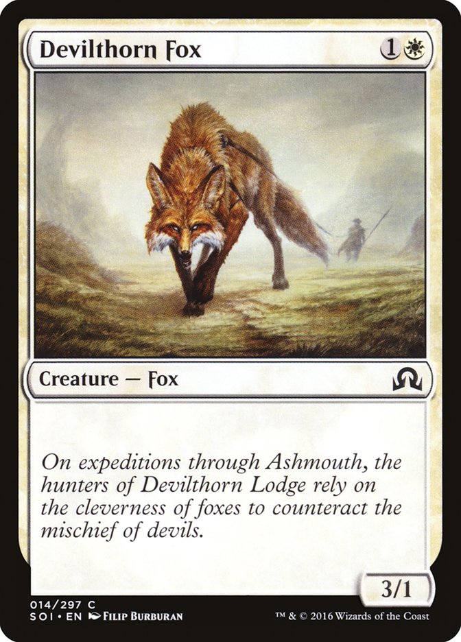 Devilthorn Fox [Shadows over Innistrad] | Pandora's Boox