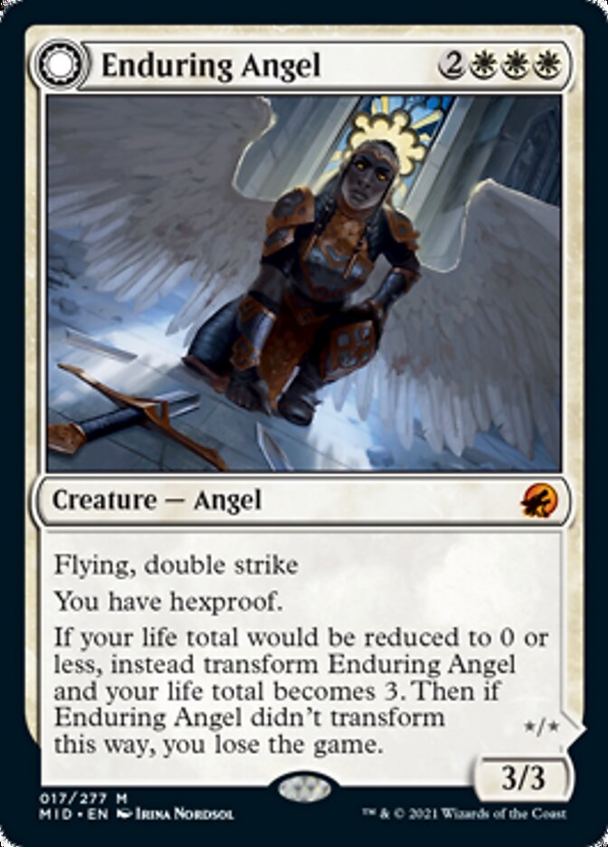 Enduring Angel // Angelic Enforcer [Innistrad: Midnight Hunt] | Pandora's Boox