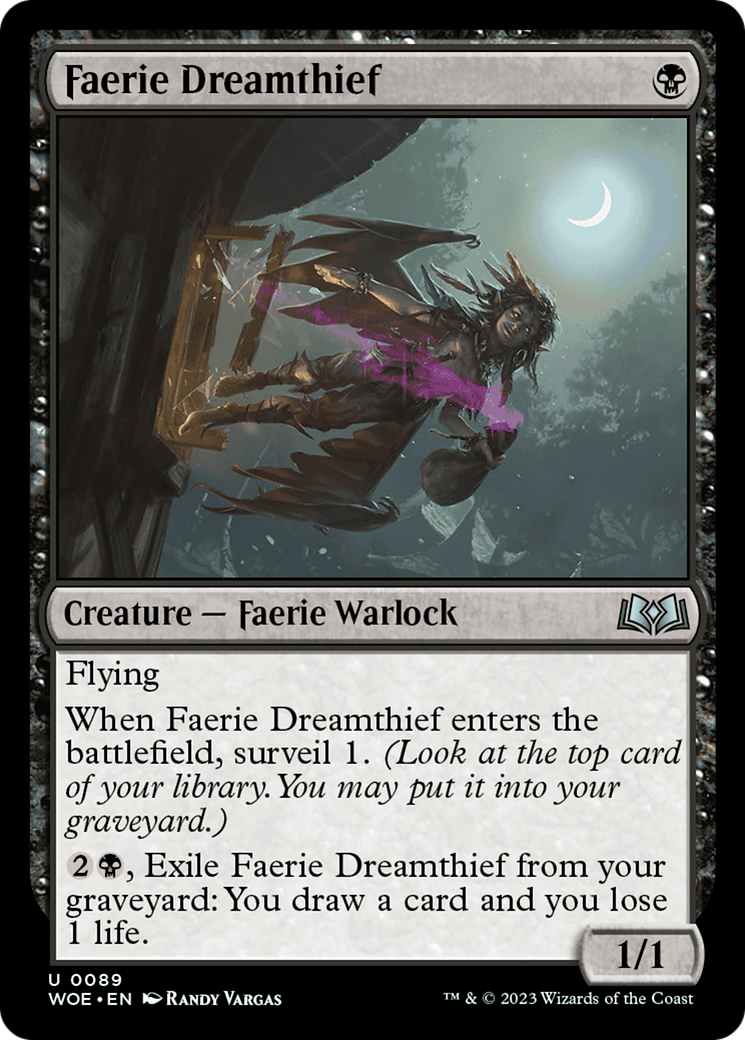 Faerie Dreamthief [Wilds of Eldraine] | Pandora's Boox