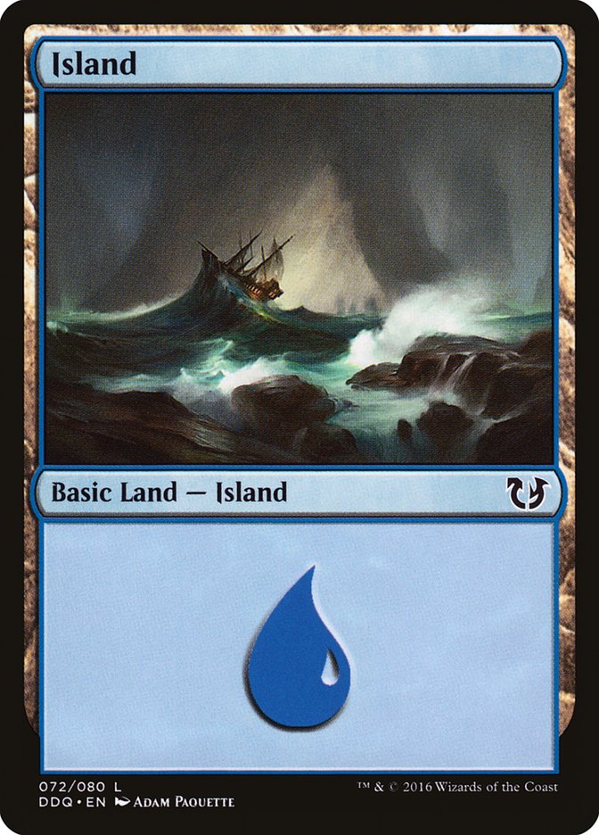 Island (72) [Duel Decks: Blessed vs. Cursed] | Pandora's Boox