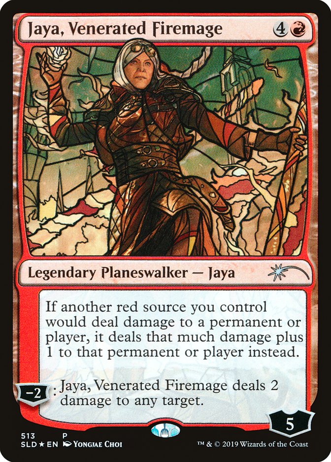 Jaya, Venerated Firemage (Stained Glass) [Secret Lair Drop Promos] | Pandora's Boox