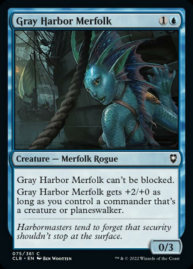 Gray Harbor Merfolk [Commander Legends: Battle for Baldur's Gate] | Pandora's Boox