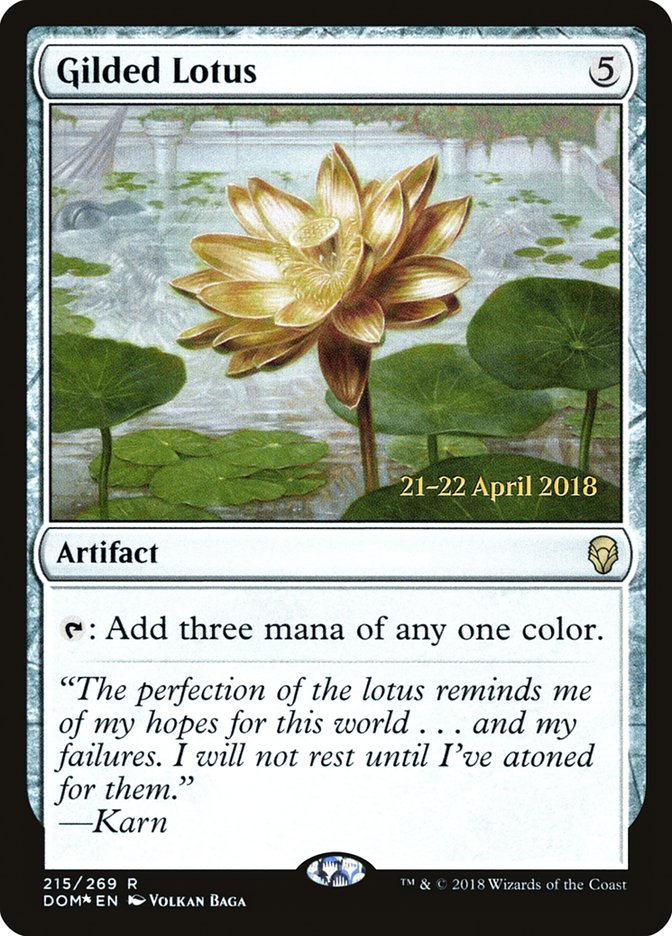 Gilded Lotus [Dominaria Prerelease Promos] | Pandora's Boox