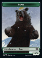 Bear // Phyrexian Golem Double-Sided Token [Double Masters 2022 Tokens] | Pandora's Boox