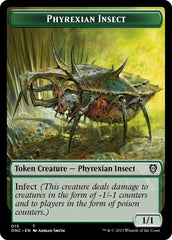 Phyrexian Mite // Phyrexian Insect Double-Sided Token [Phyrexia: All Will Be One Commander Tokens] | Pandora's Boox