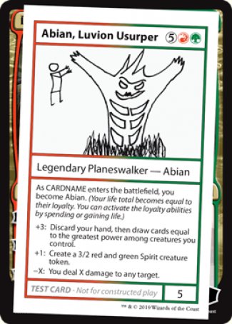 Abian, Luvion Usurper (2021 Edition) [Mystery Booster Playtest Cards] | Pandora's Boox