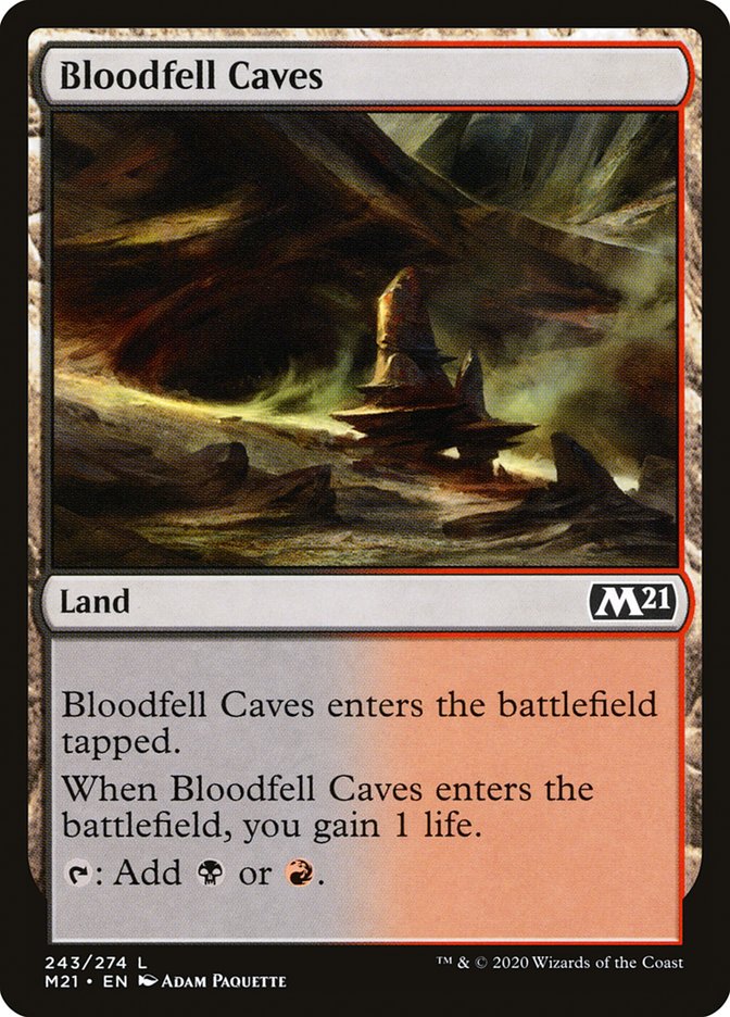 Bloodfell Caves [Core Set 2021] | Pandora's Boox