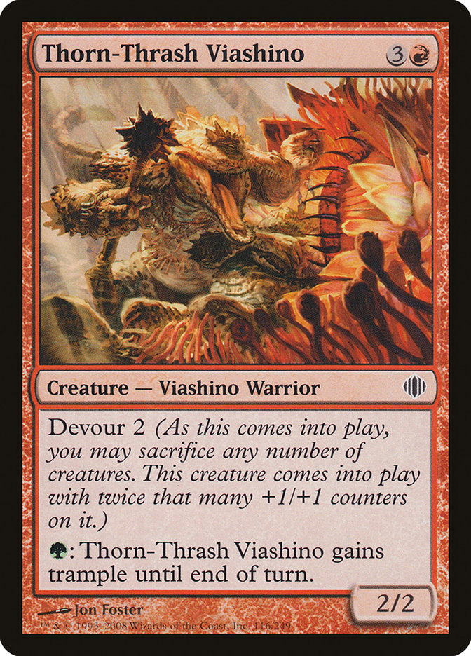 Thorn-Thrash Viashino [Shards of Alara] | Pandora's Boox